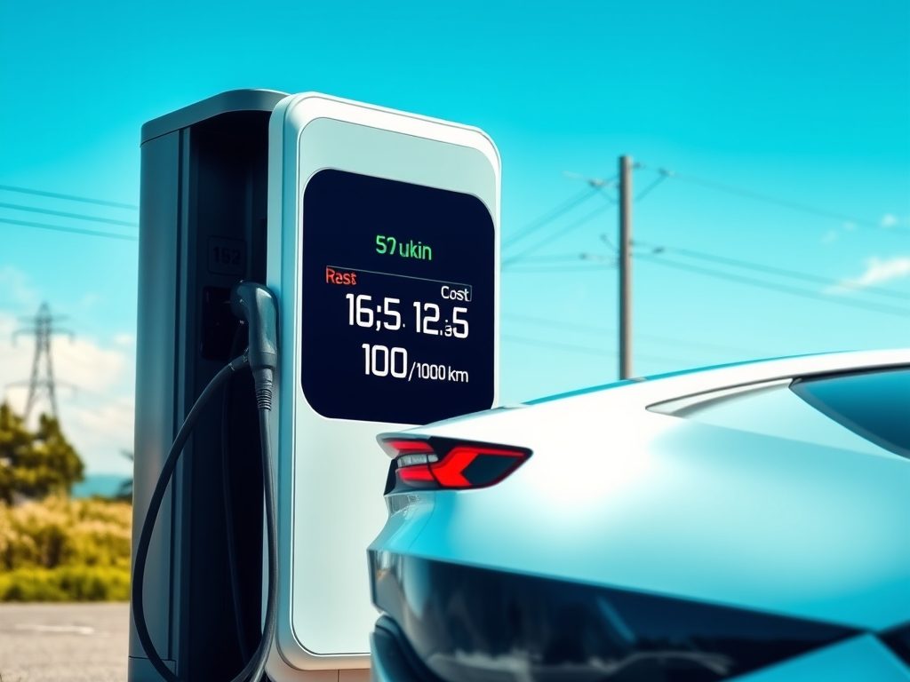 Samochód elektryczny – przelicznik zużycia energii (kWh/100 km) na koszt jazdy 100 km